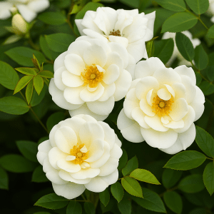 Rose ‘White Fairy‘ – bunndekkerose